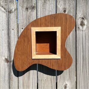 Midcentury Wooden Shelf